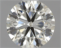 Natural Diamond 0.70 Carats, Round with Very Good Cut, K Color, VS1 Clarity and Certified by IGI