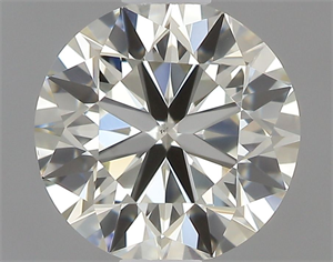 Picture of Natural Diamond 0.70 Carats, Round with Very Good Cut, K Color, VS1 Clarity and Certified by IGI