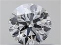 Natural Diamond 0.40 Carats, Round with Excellent Cut, H Color, SI1 Clarity and Certified by GIA