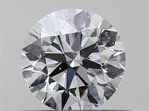 Picture of Natural Diamond 0.40 Carats, Round with Excellent Cut, H Color, SI1 Clarity and Certified by GIA