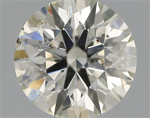 Picture of Natural Diamond 0.70 Carats, Round with Excellent Cut, K Color, I1 Clarity and Certified by IGI