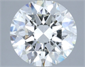 Natural Diamond 4.03 Carats, Round with Excellent Cut, H Color, VS1 Clarity and Certified by IGI