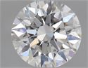 Natural Diamond 0.42 Carats, Round with Excellent Cut, G Color, VVS2 Clarity and Certified by GIA