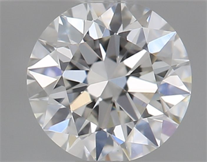 Picture of Natural Diamond 0.42 Carats, Round with Excellent Cut, G Color, VVS2 Clarity and Certified by GIA