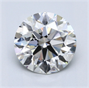 Natural Diamond 1.71 Carats, Round with Excellent Cut, H Color, VVS1 Clarity and Certified by GIA