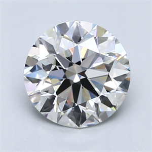 Picture of Natural Diamond 1.71 Carats, Round with Excellent Cut, H Color, VVS1 Clarity and Certified by GIA