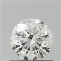 Natural Diamond 0.51 Carats, Round with Excellent Cut, I Color, I1 Clarity and Certified by IGI