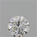 Natural Diamond 0.40 Carats, Round with Excellent Cut, F Color, VS2 Clarity and Certified by GIA