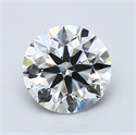 Natural Diamond 1.32 Carats, Round with Excellent Cut, F Color, VVS2 Clarity and Certified by GIA