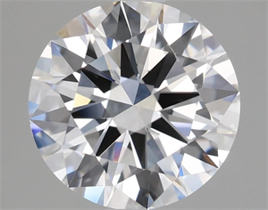 Picture of Natural Diamond 2.03 Carats, Round with Excellent Cut, D Color, VS1 Clarity and Certified by GIA