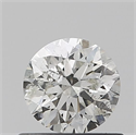 Natural Diamond 0.51 Carats, Round with Excellent Cut, G Color, SI2 Clarity and Certified by IGI