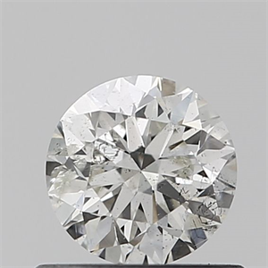 Picture of Natural Diamond 0.51 Carats, Round with Excellent Cut, G Color, SI2 Clarity and Certified by IGI