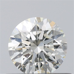 Picture of Natural Diamond 0.50 Carats, Round with Excellent Cut, K Color, VS2 Clarity and Certified by GIA