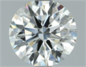 Natural Diamond 1.51 Carats, Round with Excellent Cut, H Color, VVS1 Clarity and Certified by GIA