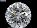 Natural Diamond 2.06 Carats, Round with Excellent Cut, E Color, I1 Clarity and Certified by GIA