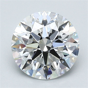 Picture of Natural Diamond 1.74 Carats, Round with Excellent Cut, E Color, VVS1 Clarity and Certified by GIA