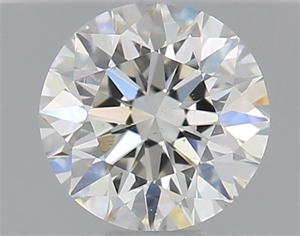 Picture of Natural Diamond 0.44 Carats, Round with Excellent Cut, H Color, SI1 Clarity and Certified by GIA