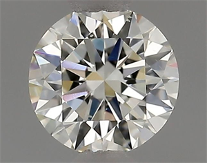 Picture of Natural Diamond 0.40 Carats, Round with Excellent Cut, H Color, VS2 Clarity and Certified by GIA