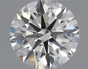 Picture of Natural Diamond 0.43 Carats, Round with Excellent Cut, J Color, VS1 Clarity and Certified by IGI