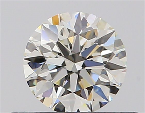 Picture of Natural Diamond 0.40 Carats, Round with Excellent Cut, I Color, VVS1 Clarity and Certified by GIA