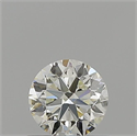 Natural Diamond 0.50 Carats, Round with Very Good Cut, K Color, VS2 Clarity and Certified by GIA