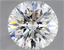 Natural Diamond 0.57 Carats, Round with Excellent Cut, J Color, VS2 Clarity and Certified by GIA