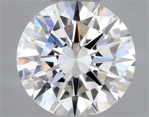 Picture of Natural Diamond 0.43 Carats, Round with Excellent Cut, H Color, IF Clarity and Certified by GIA