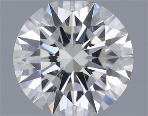 Picture of Natural Diamond 0.44 Carats, Round with Excellent Cut, I Color, VVS1 Clarity and Certified by GIA