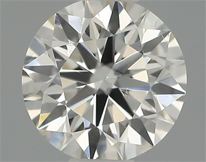 Picture of Natural Diamond 0.42 Carats, Round with Excellent Cut, H Color, VS2 Clarity and Certified by IGI