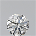 Natural Diamond 0.40 Carats, Round with Excellent Cut, H Color, SI2 Clarity and Certified by GIA