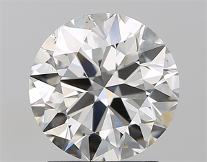 Picture of Natural Diamond 2.00 Carats, Round with Excellent Cut, H Color, SI1 Clarity and Certified by GIA