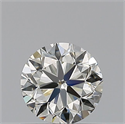 Natural Diamond 0.50 Carats, Round with Very Good Cut, J Color, VS1 Clarity and Certified by GIA