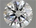 Natural Diamond 0.42 Carats, Round with Excellent Cut, I Color, SI2 Clarity and Certified by GIA