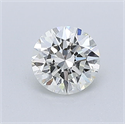 Natural Diamond 0.40 Carats, Round with Excellent Cut, J Color, VS2 Clarity and Certified by GIA