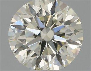 Picture of Natural Diamond 0.42 Carats, Round with Excellent Cut, K Color, SI1 Clarity and Certified by IGI