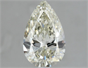 Natural Diamond 1.50 Carats, Pear with  Cut, J Color, SI1 Clarity and Certified by IGI