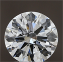 Natural Diamond 1.91 Carats, Round with Excellent Cut, D Color, VS1 Clarity and Certified by GIA