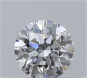 Natural Diamond 0.40 Carats, Round with Excellent Cut, F Color, SI2 Clarity and Certified by GIA