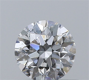 Picture of Natural Diamond 0.40 Carats, Round with Excellent Cut, F Color, SI2 Clarity and Certified by GIA