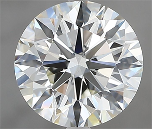 Picture of Natural Diamond 2.50 Carats, Round with Excellent Cut, I Color, VS1 Clarity and Certified by IGI