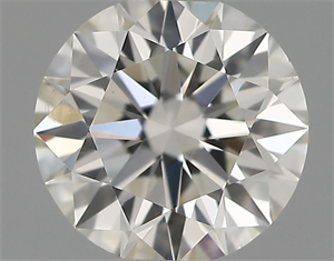 Picture of Natural Diamond 0.40 Carats, Round with Excellent Cut, I Color, VS2 Clarity and Certified by IGI