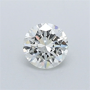 Picture of Natural Diamond 0.40 Carats, Round with Very Good Cut, K Color, VVS1 Clarity and Certified by GIA