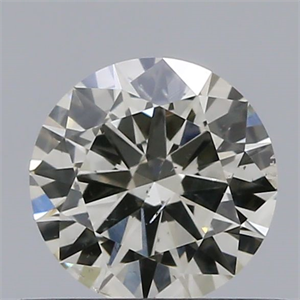 Picture of Natural Diamond 0.43 Carats, Round with Excellent Cut, J Color, SI1 Clarity and Certified by IGI