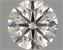 Natural Diamond 0.50 Carats, Round with Very Good Cut, J Color, SI2 Clarity and Certified by IGI