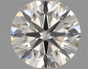 Picture of Natural Diamond 0.50 Carats, Round with Very Good Cut, J Color, SI2 Clarity and Certified by IGI