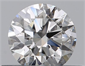 Natural Diamond 0.46 Carats, Round with Excellent Cut, H Color, SI1 Clarity and Certified by GIA