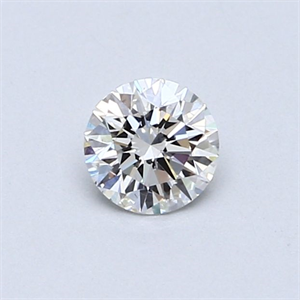 Picture of Natural Diamond 0.42 Carats, Round with Excellent Cut, F Color, SI1 Clarity and Certified by GIA