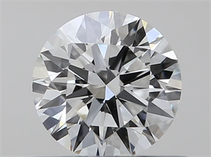 Picture of Natural Diamond 0.41 Carats, Round with Excellent Cut, I Color, VS1 Clarity and Certified by GIA