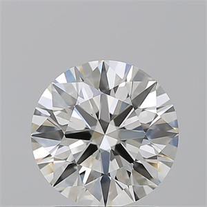 Picture of Natural Diamond 1.90 Carats, Round with Excellent Cut, I Color, VVS2 Clarity and Certified by GIA