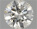 Natural Diamond 0.50 Carats, Round with Good Cut, I Color, SI1 Clarity and Certified by IGI